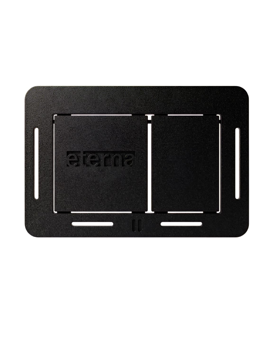 Eterna Flush Button V1 — concealed dual-flush system installed behind tile