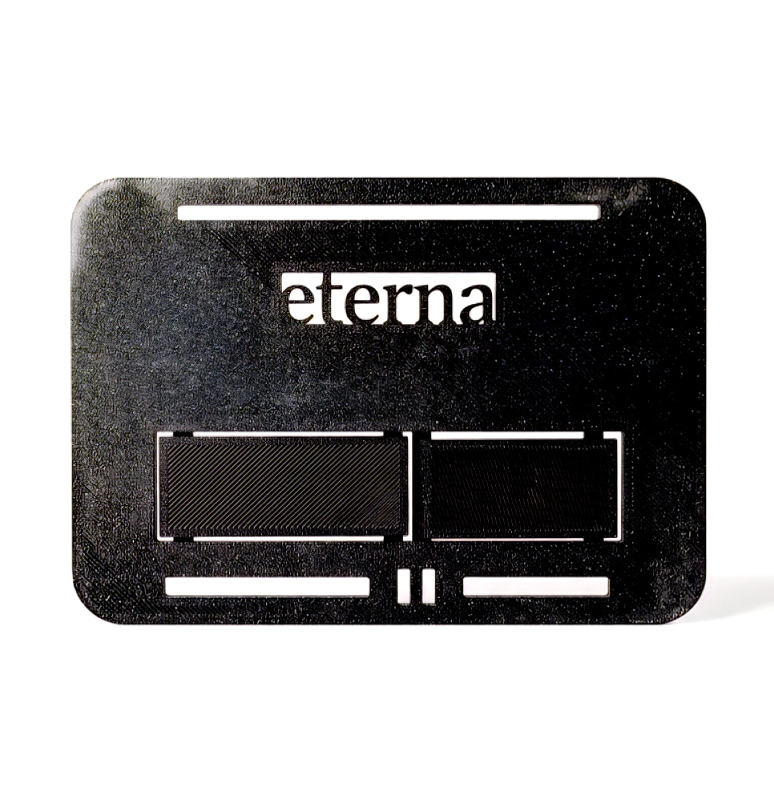 Eterna Flush Button V2 — concealed dual-flush system installed behind tile