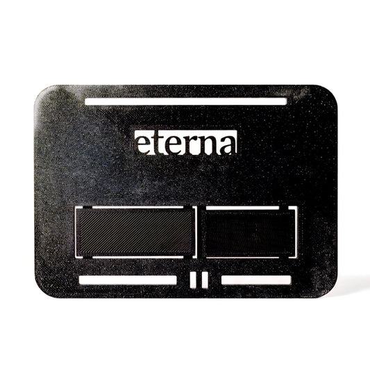 Eterna Flush Button V2 — concealed dual-flush system installed behind tile